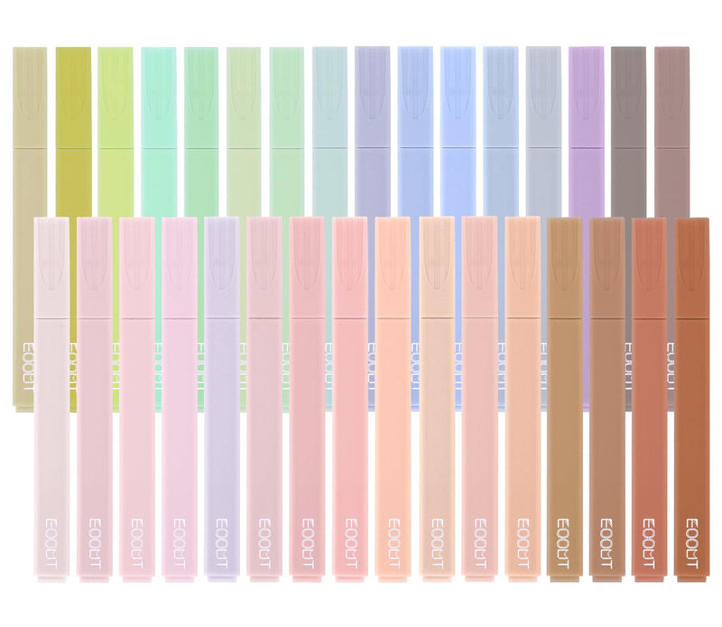 Markers & Highlighters,32-Piece Pastel Highlighter Set - Bible Safe
