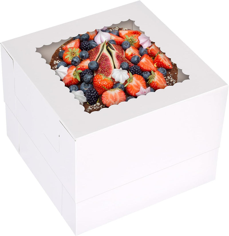 Paper Box,White,20pcs,10*10*8 Inch