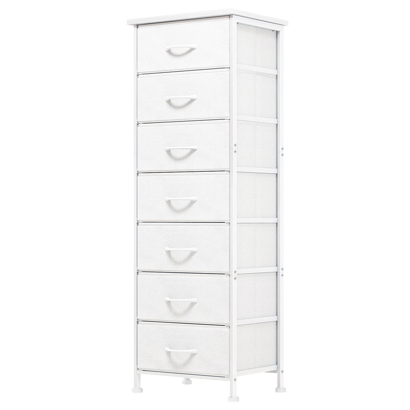 Storage Cabinets & Lockers,Tall Fabric Dresser with 7 Drawers