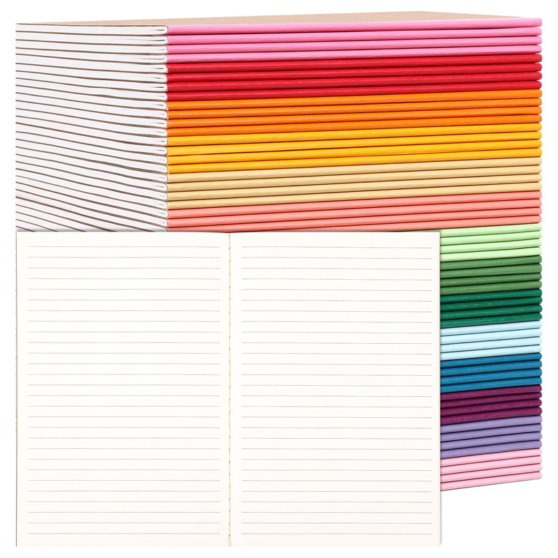Notebooks & Notepads,60-Pack A5 Lined Notebooks