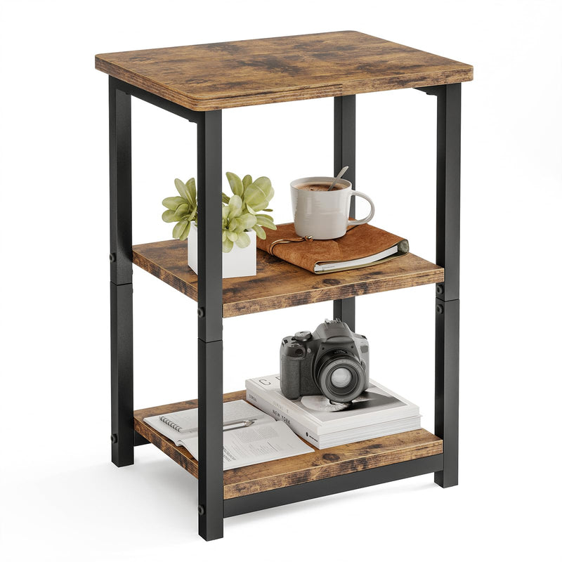 Storage Cabinets & Lockers,Industrial 3-Tier Side Table