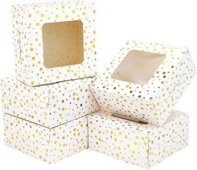 Paper Box,White,30pcs,6*6*3 Inch