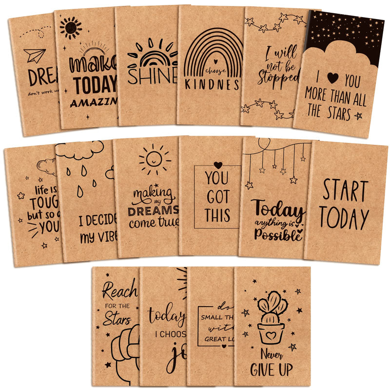Notebooks & Notepads,32 Pack Mini Motivational Notebooks - Pocket Journals with Inspirational Quotes