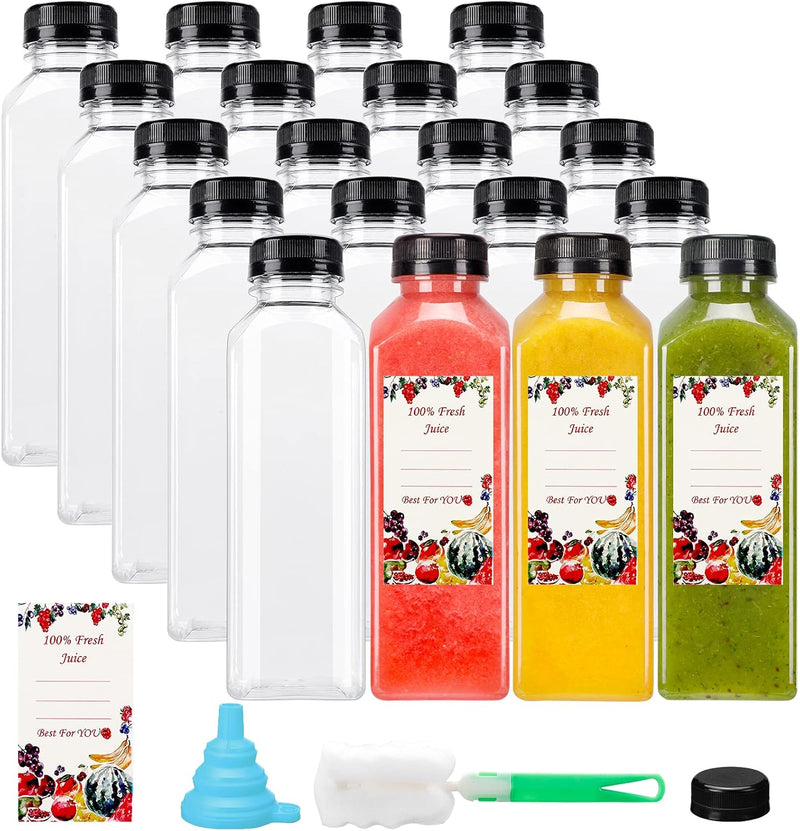 Juice Bottles,20pcs,16oz