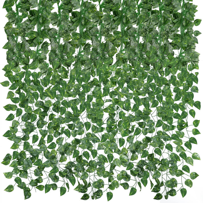 Artificial Flora,14 Pack 98ft Realistic Artificial Ivy Garland