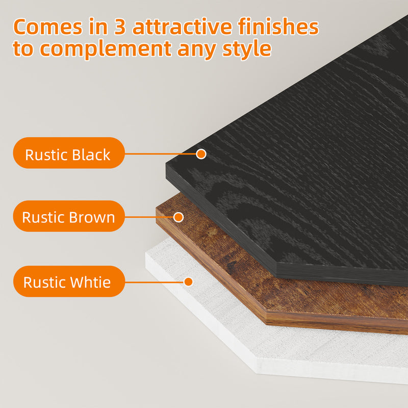 SUPERLELE Corner Shelf Wall Mount, Set of 4 Floating Corner Shelves