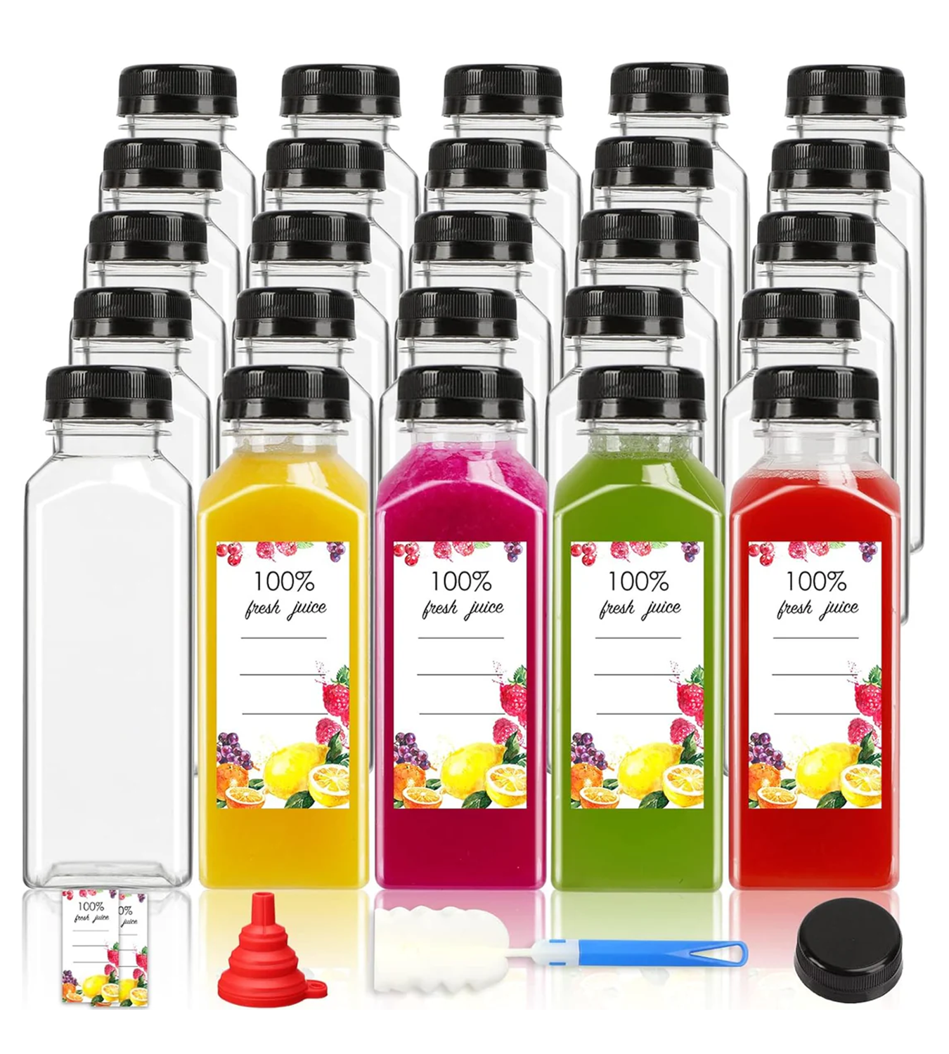 Juice Bottles,40pcs 12oz