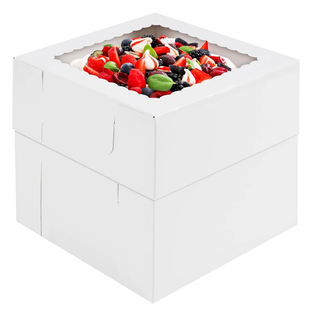 Paper Box,White,20pcs,8x8x8 inch