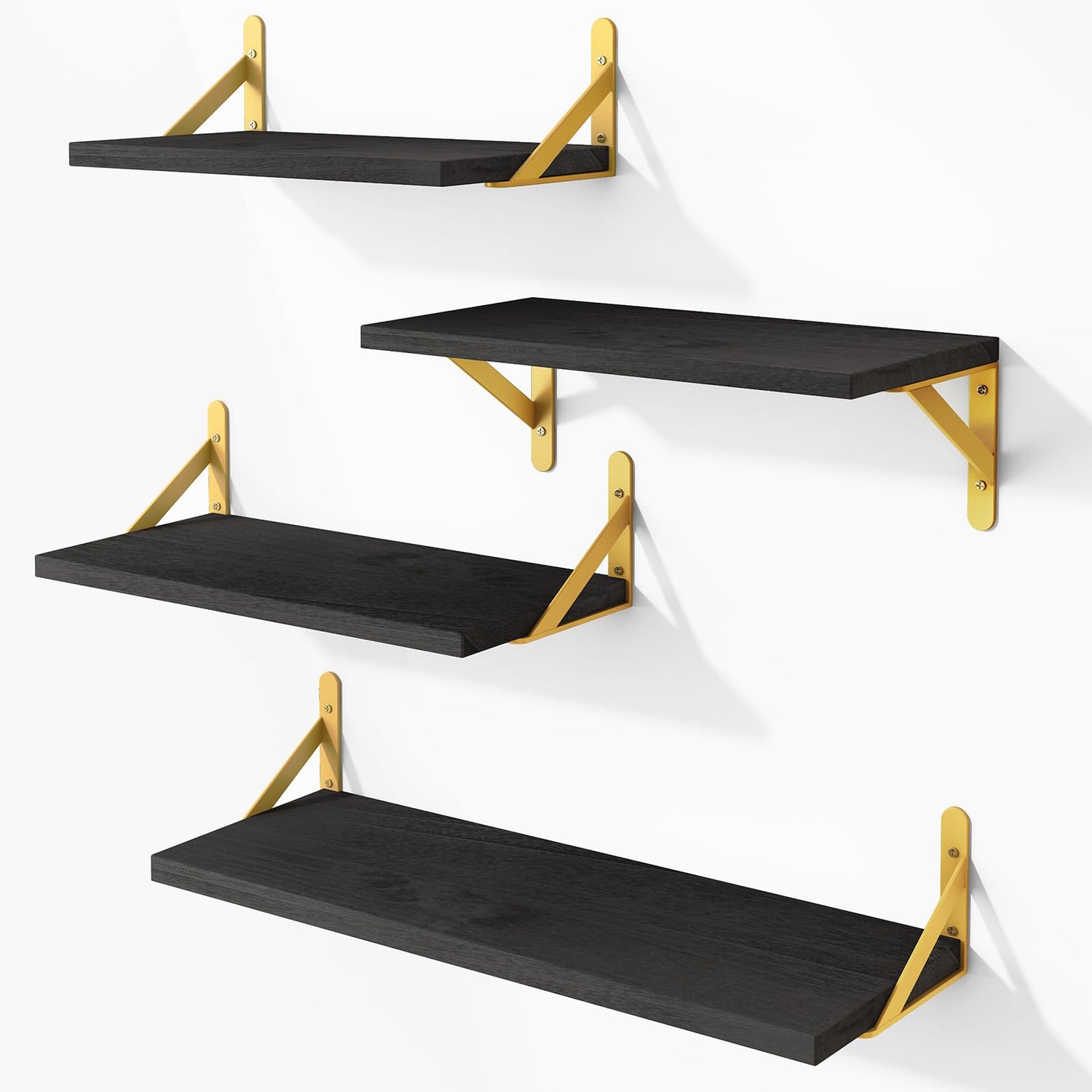Floating Shelves,Black Floating Shelves for Wall