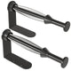 Bathroom Storage Set,2-Pack Under-Cabinet Paper Towel Holders with Damping Effect, Black
