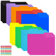 Plastic Folder,27 Pack Plastic Manila Folders in 9 Colors