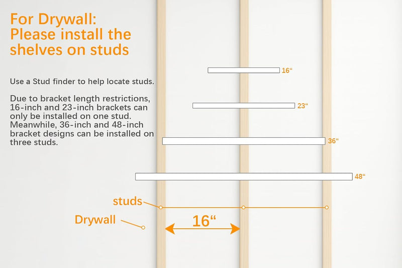 SUPERLELE 4-Pieces Floating Shelves for Wall, Wall Mounted Rustic Wood Shelves Rustic Brown