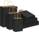 Paper Bags,Black,120pcs,3 sizes