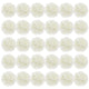 Artificial Flora,30-Piece White Hydrangea Silk Flower Bundle with Stems - Perfect for Wedding Arrangements & Home Decor