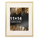 Metal photo frame,Gold Aluminum Picture Frame with Mat - 11x14 Inches for 8x10 Photos