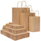 Paper Bag,135pcs Assorted Size Kraft Paper Bags with Handles - Multi-Pack Bulk Gift Bags for Small Business