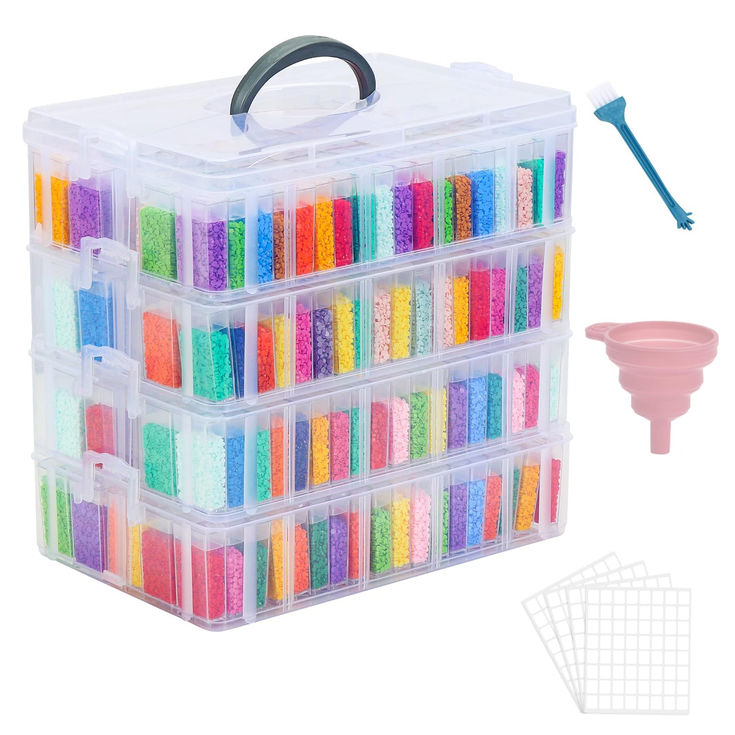 Plastic Storage,352-Slot Diamond Painting Storage Solution