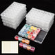 Plastic Storage,224-Slot Bulk Diamond Painting Organizers