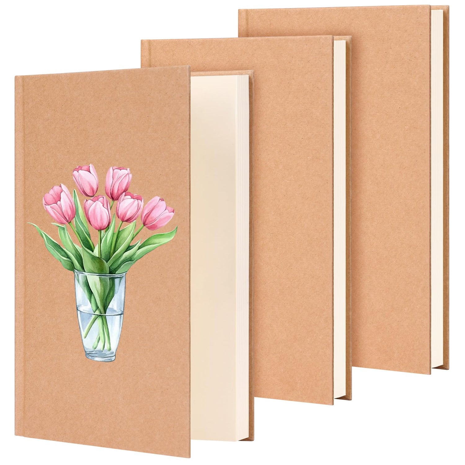 Drawing Book,3 Pack Hardcover Sketchbooks ,5.6x8.2in,120 Sheets Each