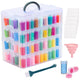 Plastic Storage,4-Tier Diamond Art Storage System with 200 Compartments