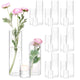 Glass Vase,24-Piece Glass Cylinder Vase Set - 4", 8",  12" Floating Candle Holders for Weddings