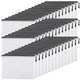 Mesh Zipper Bags,42 Pack Black Mesh Zipper Pouches