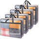 Sewing Storage,4-Pack 75L Clear Storage Bags - Extra Large Zippered Organizers for Blankets & Clothes