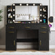 Dresser,45.5 Inch Luxe Vanity Desk with Illuminated Mirror