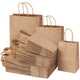 Paper Bag,120 Pack Brown Kraft Paper Gift Bags - Mixed Sizes for Retail and Business Use