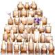 Glass Vase,36-Piece Glass Bud Vase Set