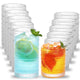 Glass Drinkware,Hobnail Drinking Glasses Set of 12,12 Oz Highball & 10 Oz Cocktail Glasses
