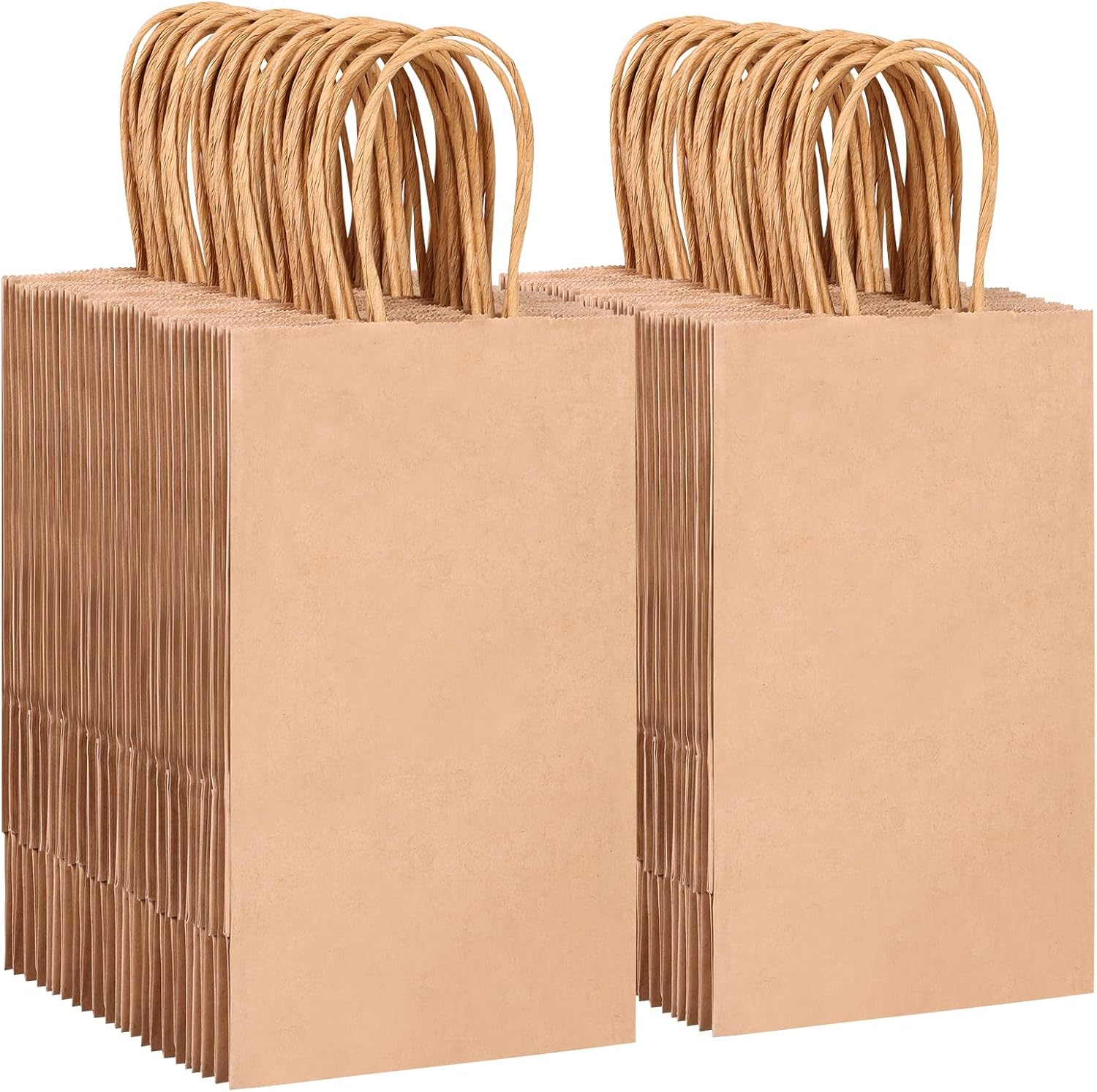 Paper Bag,Brown,150pcs,5.25*3.2*8 inch