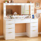 Dresser,Luxury 45.3" Vanity Set with Hollywood Mirror