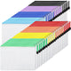 Mesh Zipper Bags,56-Pack Professional Mesh Zipper Pouch Set - Oversized A4/Letter Size Document Organizers in 8 Vibrant Colors