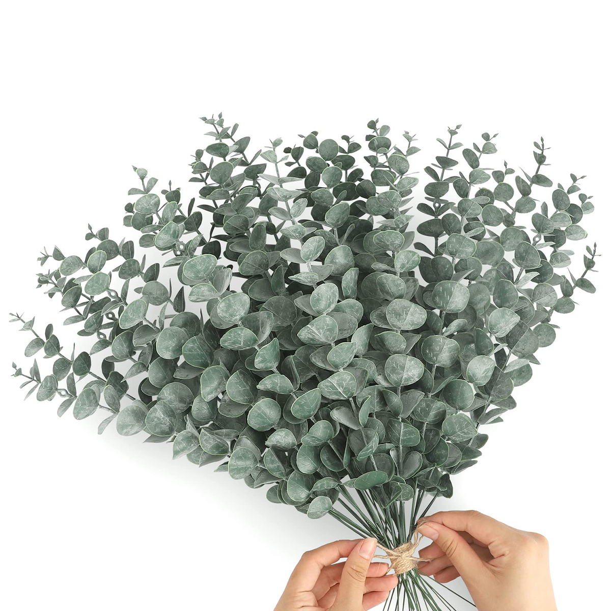 Artificial Flora,30 Piece Artificial Eucalyptus Stems Bundle for Floral Arrangements